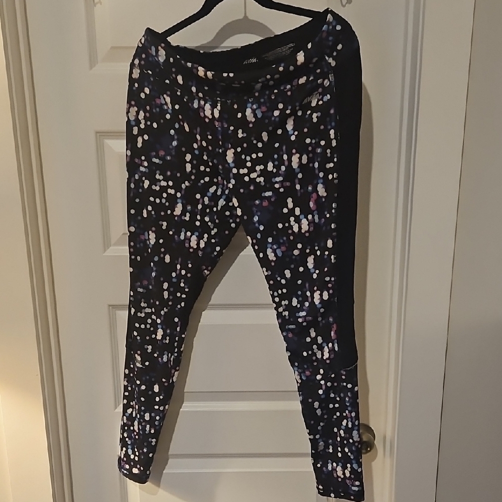 LOW $4.99 SHIPPING.Avia Multicolor Patterned Leggings Size LARGE